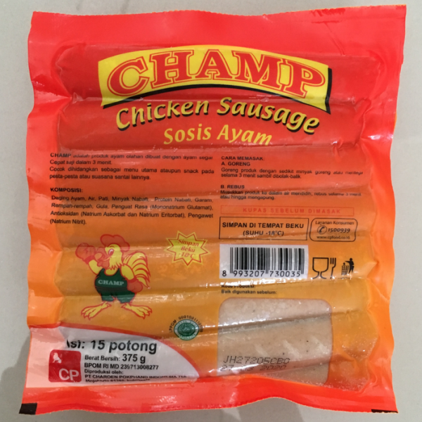 Champ Sosis Ayam 375gr